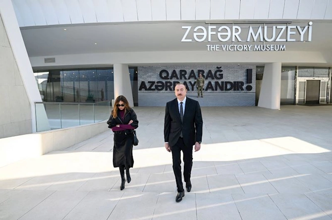 Bakıda Zəfər muzeyinin açılışı olub — FOTOLAR