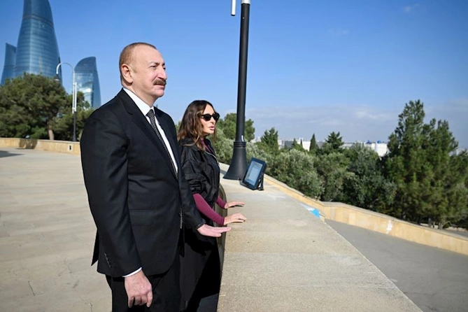 Şəhidlərin xatirəsinə ehtiram — FOTOLAR