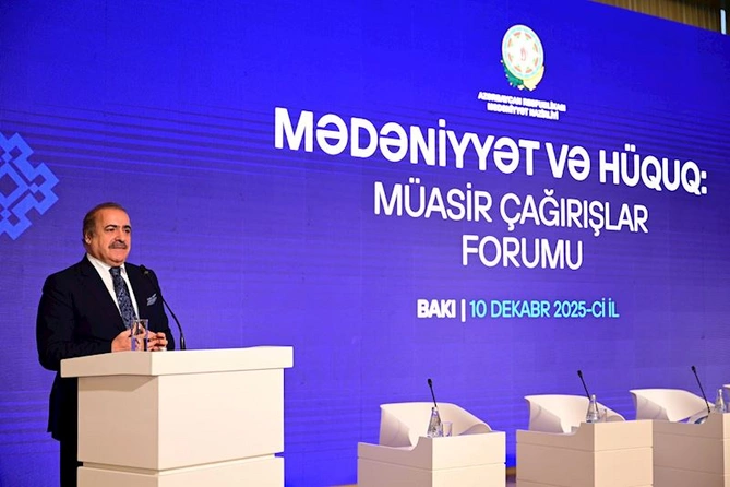Bakıda Mədəniyyət və hüquq: müasir çağırışlar” mövzusunda forum keçirilir — FOTOLAR Bakıda Mədəniyyət və hüquq: müasir çağırışlar” mövzusunda forum keçirilir — FOTOLAR