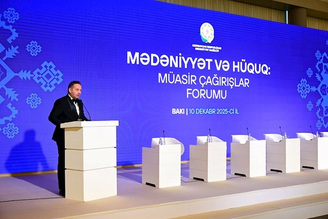 Bakıda Mədəniyyət və hüquq: müasir çağırışlar” mövzusunda forum keçirilir — FOTOLAR Bakıda Mədəniyyət və hüquq: müasir çağırışlar” mövzusunda forum keçirilir — FOTOLAR