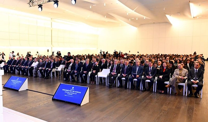Bakıda Mədəniyyət və hüquq: müasir çağırışlar” mövzusunda forum keçirilir — FOTOLAR Bakıda Mədəniyyət və hüquq: müasir çağırışlar” mövzusunda forum keçirilir — FOTOLAR