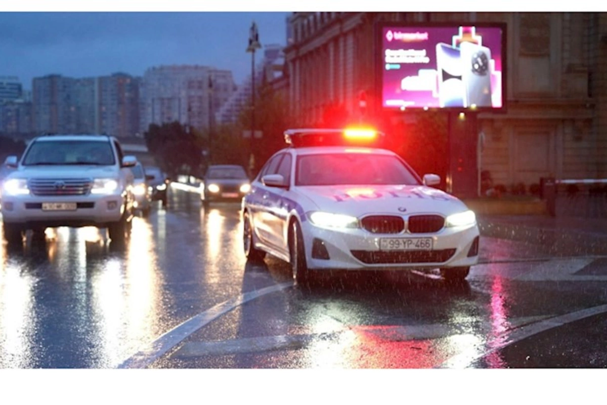 Polis yağışlı hava ilə əlaqədar gücləndirilmiş iş rejiminə keçib