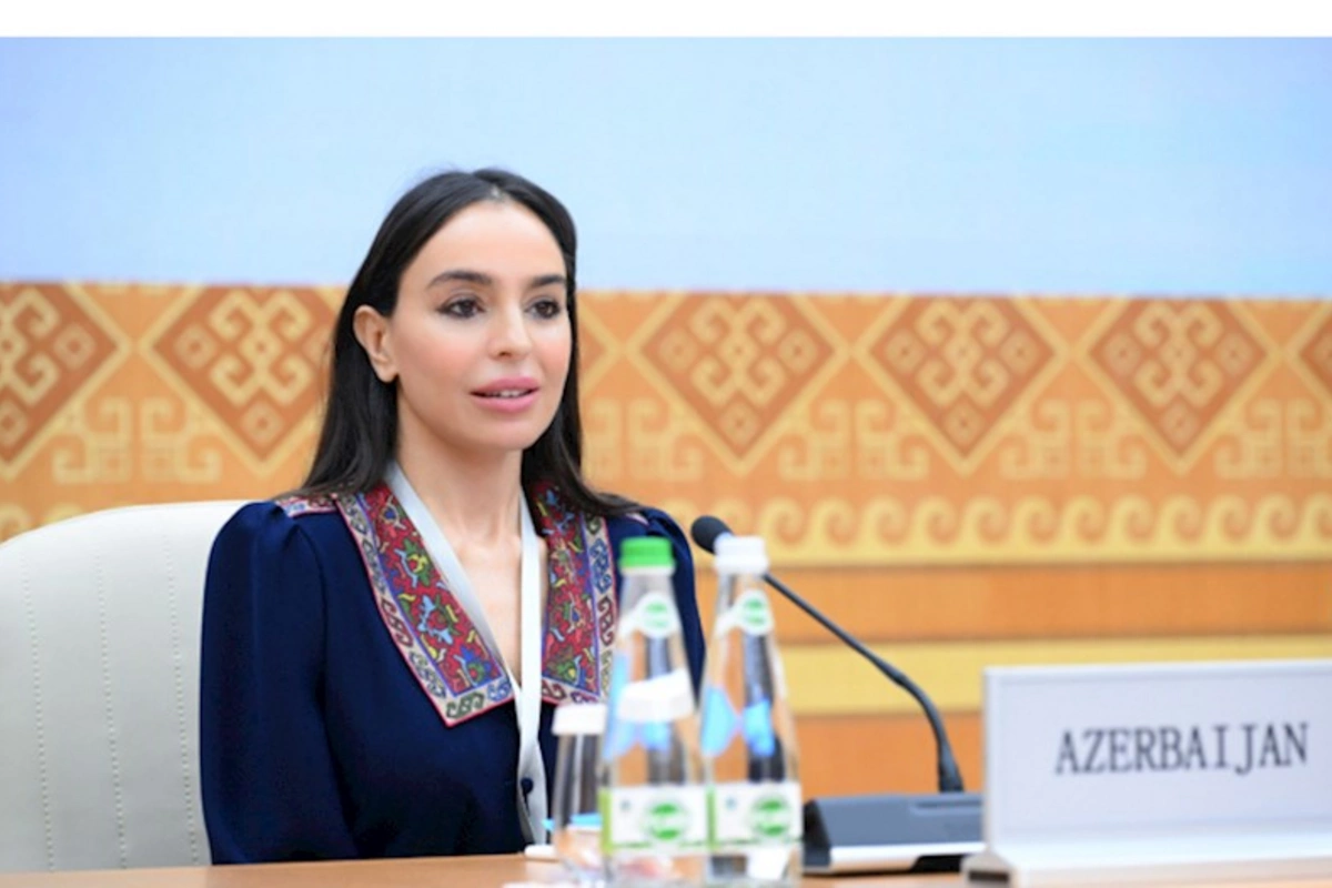 Leyla Əliyeva Türkmənistandakı beynəlxalq konfransda — FOTOLAR