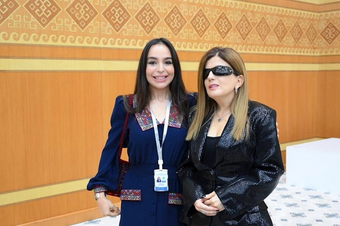Leyla Əliyeva Türkmənistandakı beynəlxalq konfransda — FOTOLAR Leyla Əliyeva Türkmənistandakı beynəlxalq konfransda — FOTOLAR