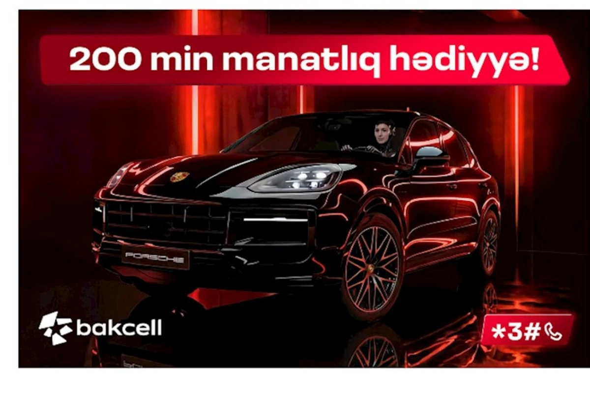 Dekabrın 31-də “Porsche Cayenne” qalibi olacaq!