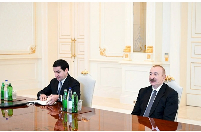 İlham Əliyev Böyük Britaniyanın Azərbaycan üzrə ticarət elçisini qəbul etdi — FOTOLAR İlham Əliyev Böyük Britaniyanın Azərbaycan üzrə ticarət elçisini qəbul etdi — FOTOLAR