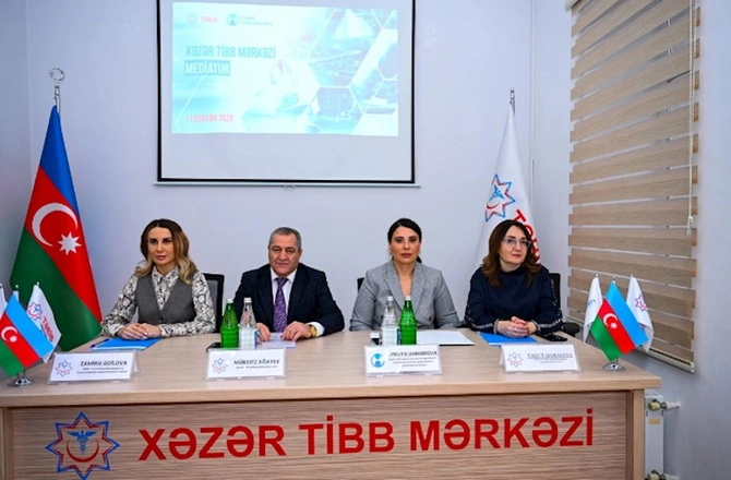 Media nümayəndələri Xəzər Tibb Mərkəzi ilə tanış olublar — FOTOLAR