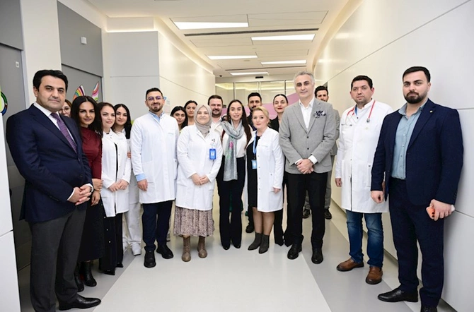 Leyla Əliyeva Liv Bona Dea Hospitalında açılışda — FOTOLAR