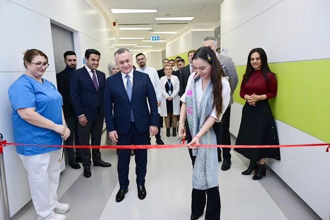 Leyla Əliyeva Liv Bona Dea Hospitalında açılışda — FOTOLAR