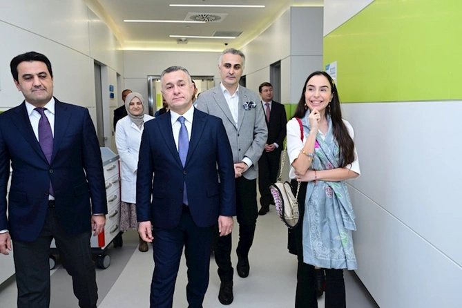 Leyla Əliyeva Liv Bona Dea Hospitalında açılışda — FOTOLAR