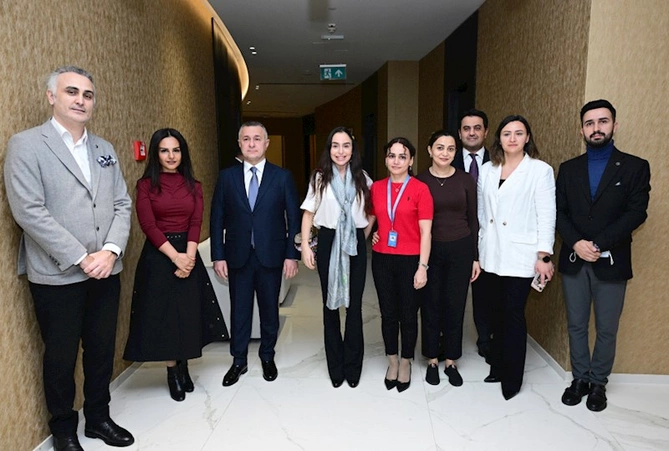 Leyla Əliyeva Liv Bona Dea Hospitalında açılışda — FOTOLAR