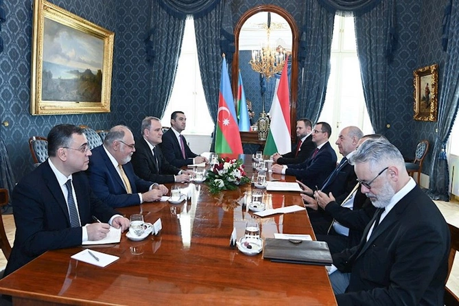 Ceyhun Bayramov Macarıstan Prezidenti ilə GÖRÜŞDÜ — Hansı məsələlər müzakirə olundu? (FOTO)