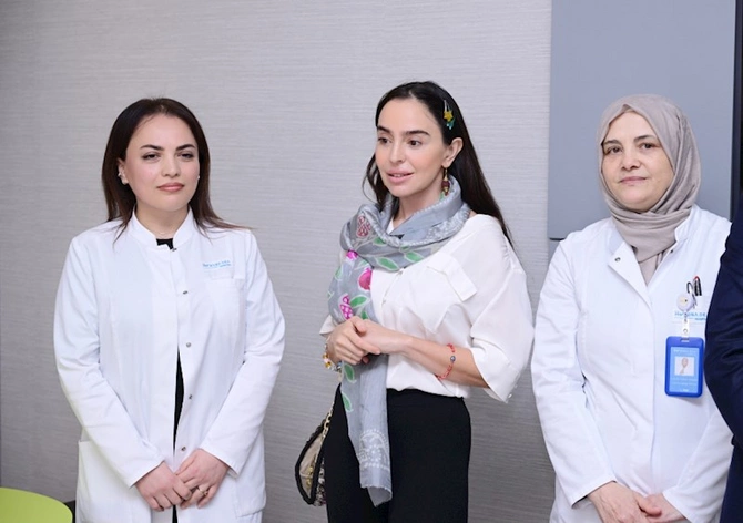 Leyla Əliyeva Liv Bona Dea Hospitalında açılışda — FOTOLAR