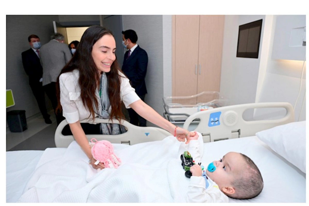 Leyla Əliyeva Liv Bona Dea Hospitalında açılışda — FOTOLAR