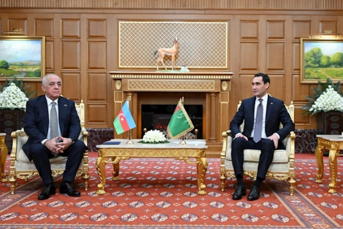 Əli Əsədov Türkmənistan Prezidenti ilə görüşüb — FOTO