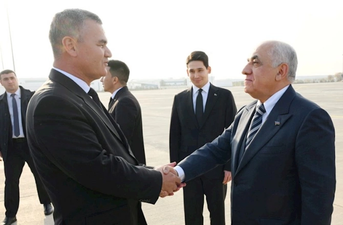 Əli Əsədov Türkmənistanda səfərdədir — FOTO