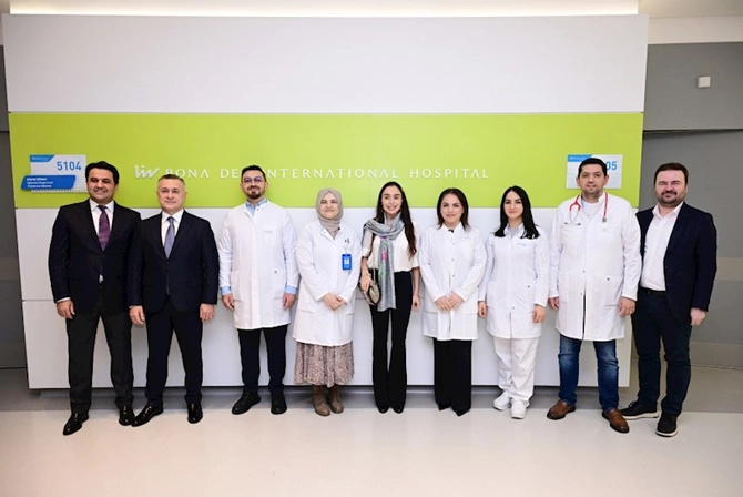 Leyla Əliyeva Liv Bona Dea Hospitalında açılışda — FOTOLAR