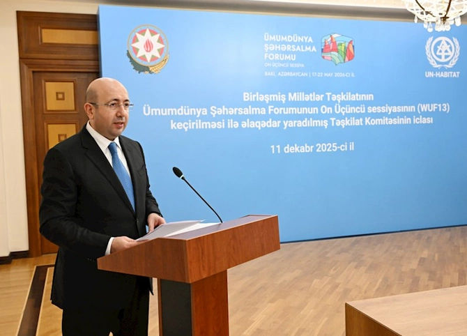 WUF13-ün təşkili ilə əlaqədar yaradılmış Təşkilat Komitəsinin növbəti iclası keçirilib — FOTOLAR