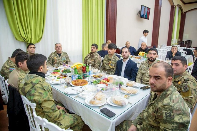Salyanda Ümummilli Lider Heydər Əliyevin xatirəsi yad edilib — FOTOLAR