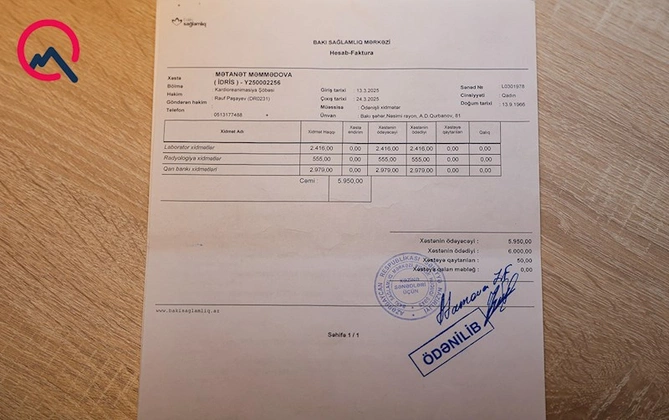 “Səhər dedilər 11000 ödəməlisiniz, axşam anamın ölüm xəbəri gəldi” “Səhər dedilər 11000 ödəməlisiniz, axşam anamın ölüm xəbəri gəldi”