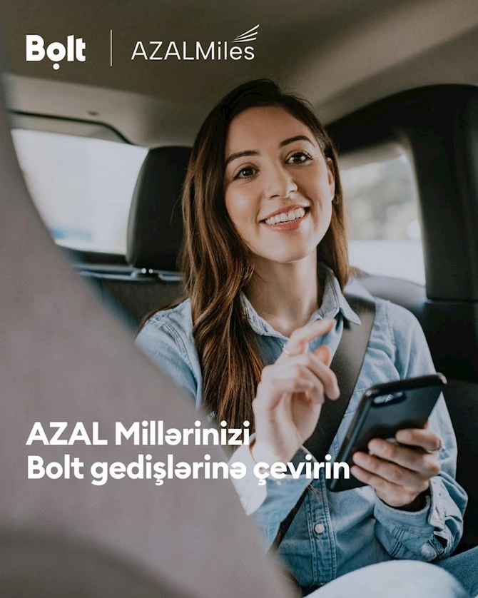 AZAL istifadəçilərinə yeni üstünlük: milləri indi Bolt gedişlərinə dəyişmək mümkündür AZAL istifadəçilərinə yeni üstünlük: milləri indi Bolt gedişlərinə dəyişmək mümkündür