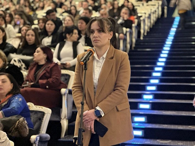 Gəncə şəhərində attestasiya ilə bağlı məlumatlandırıcı görüş keçirildi — FOTOLAR