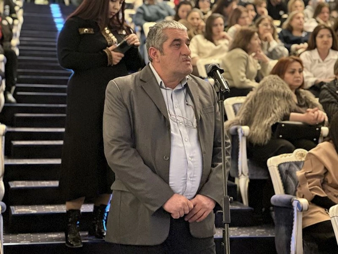 Gəncə şəhərində attestasiya ilə bağlı məlumatlandırıcı görüş keçirildi — FOTOLAR