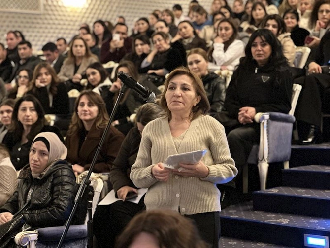 Gəncə şəhərində attestasiya ilə bağlı məlumatlandırıcı görüş keçirildi — FOTOLAR