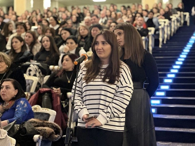 Gəncə şəhərində attestasiya ilə bağlı məlumatlandırıcı görüş keçirildi — FOTOLAR