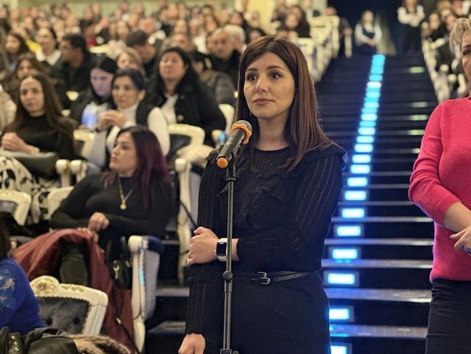 Gəncə şəhərində attestasiya ilə bağlı məlumatlandırıcı görüş keçirildi — FOTOLAR