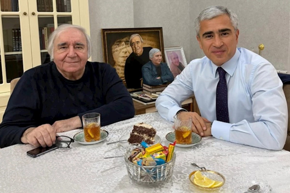 Anar Ələkbərov Ramiz Rövşəni evində ziyarət etdi — FOTO