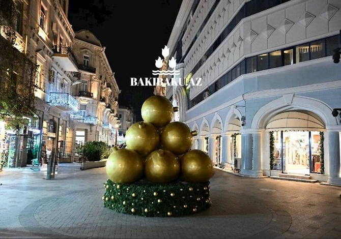 Bakı yeni ilə belə hazırlaşır — FOTOLAR