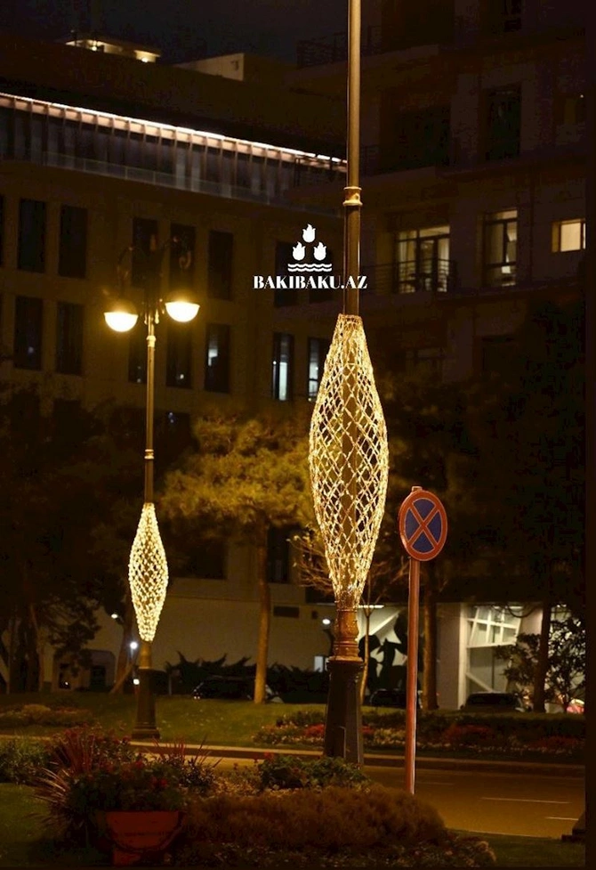 Bakı yeni ilə belə hazırlaşır — FOTOLAR