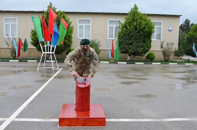Xüsusi Təyinatlıların buraxılış mərasimi keçirilib — FOTOLAR