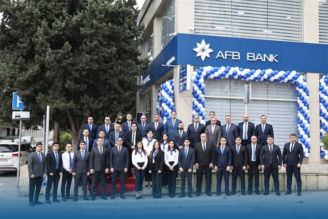AFB Bank yeni “Neftçilər” filialını istifadəyə verdi — FOTOLAR