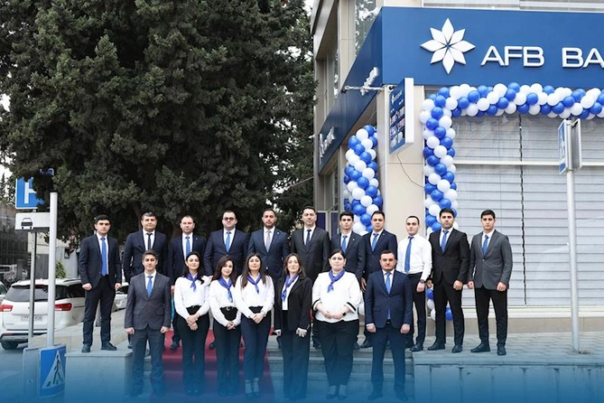 AFB Bank yeni “Neftçilər” filialını istifadəyə verdi — FOTOLAR