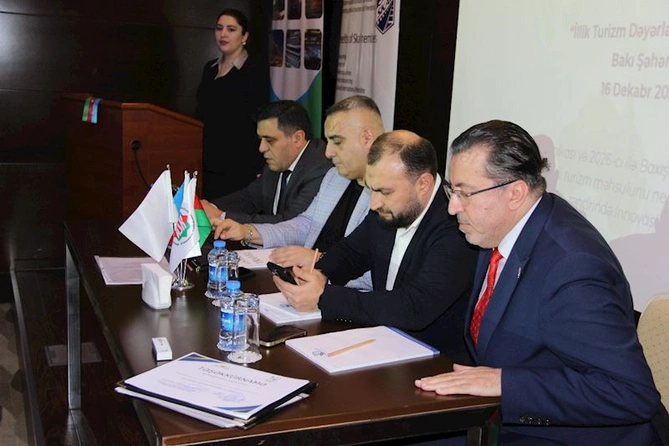 Turizm sektorunun strateji gələcəyi Bakıda müzakirə edildi — FOTOLAR