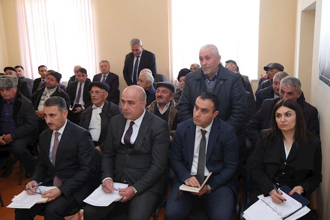 Hacıqabulun Şorbaçı kəndində növbəti səyyar qəbul-görüş keçirildi — FOTOLAR