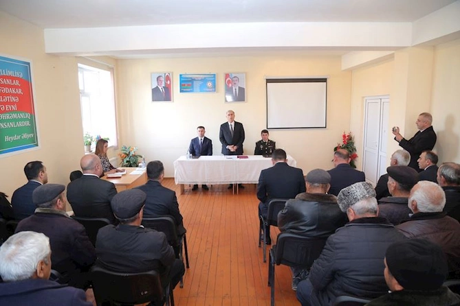 Hacıqabulun Şorbaçı kəndində növbəti səyyar qəbul-görüş keçirildi — FOTOLAR