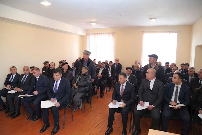 Hacıqabulun Şorbaçı kəndində növbəti səyyar qəbul-görüş keçirildi — FOTOLAR