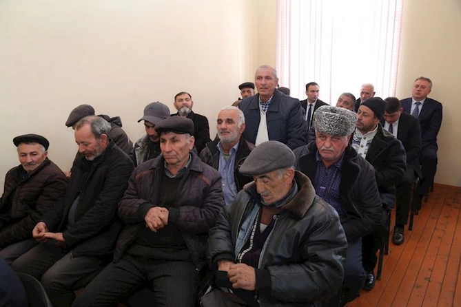 Hacıqabulun Şorbaçı kəndində növbəti səyyar qəbul-görüş keçirildi — FOTOLAR