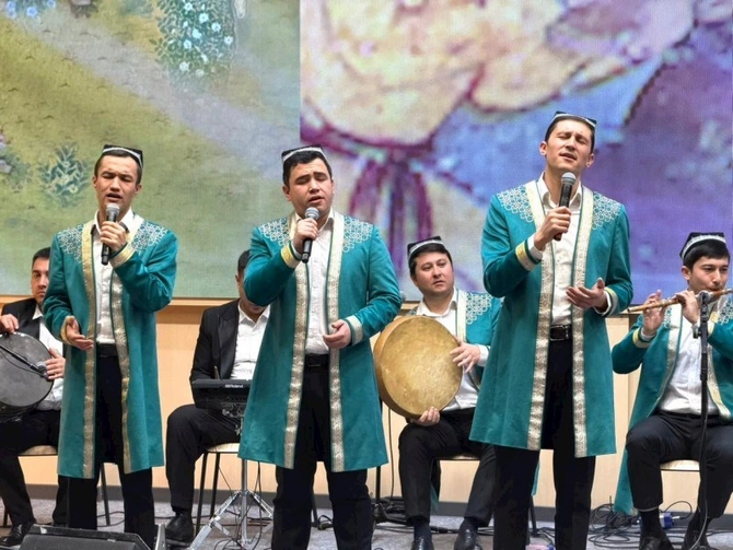 Füzuli şəhərində Özbəkistan Mədəniyyəti Günlərinin bağlanış konserti keçirilib — FOTOLAR