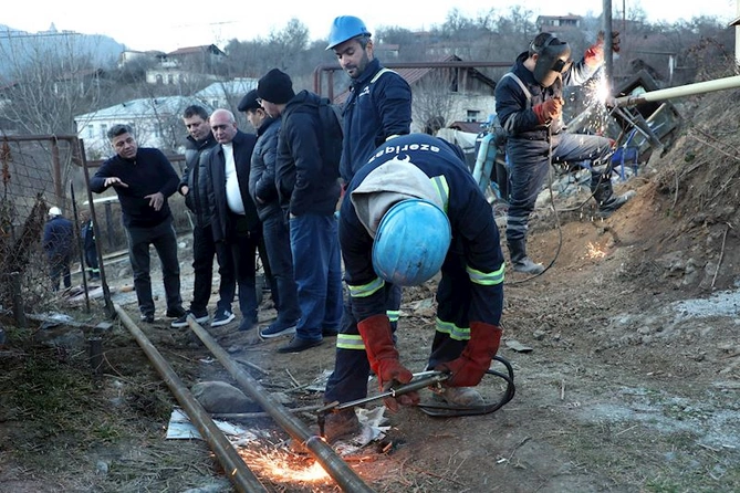 Azəriqaz tərəfindən Ağdərə və Xankəndiyə mediatur təşkil olundu — FOTOLAR