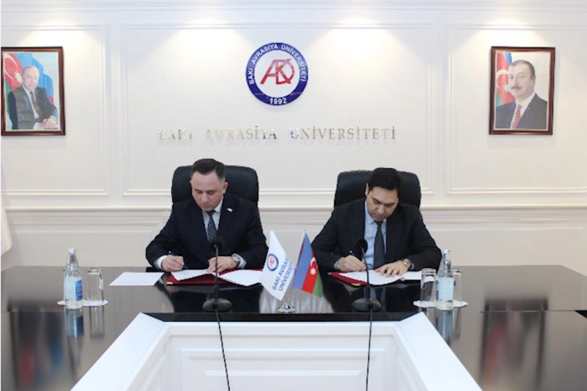 AQC ilə Bakı Avrasiya Universiteti arasında memorandum imzalanıb — FOTOLAR