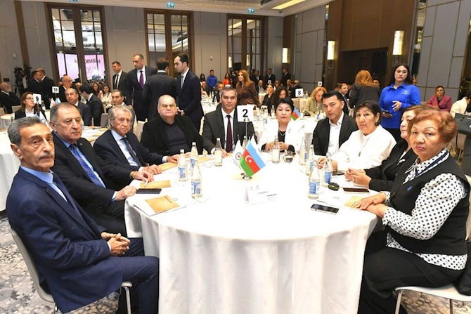 Mədəniyyət İşçiləri Həmkarlar İttifaqının 120 illiyi qeyd olunub — FOTOLAR