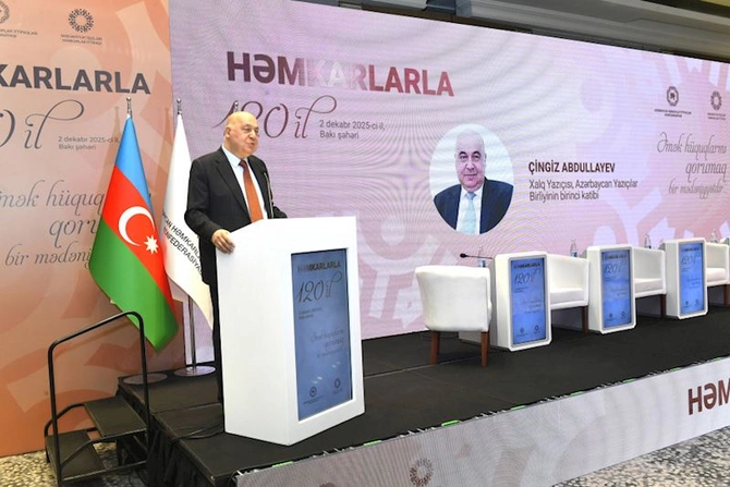 Mədəniyyət İşçiləri Həmkarlar İttifaqının 120 illiyi qeyd olunub — FOTOLAR