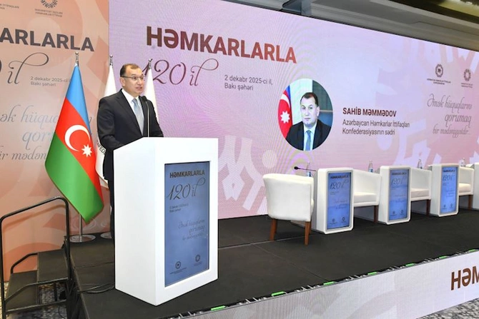 Mədəniyyət İşçiləri Həmkarlar İttifaqının 120 illiyi qeyd olunub — FOTOLAR