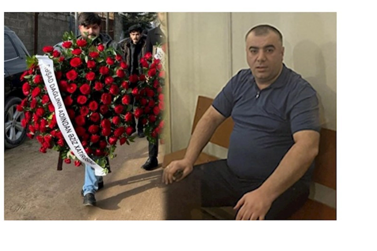 Rəşad Dağlı Kərimin dəfninə əklil göndərdi — FOTO
