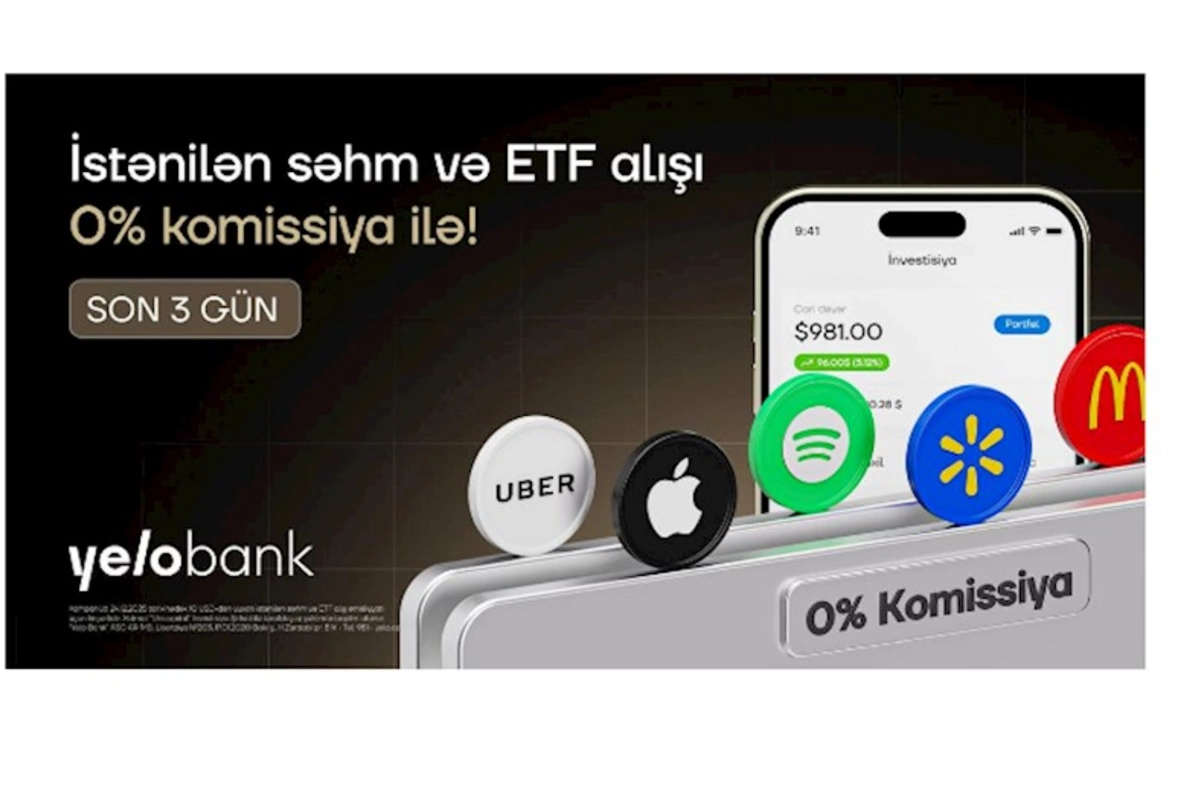 ABŞ səhmlərinə komissiyasız investisiya üçün SON 3 GÜN