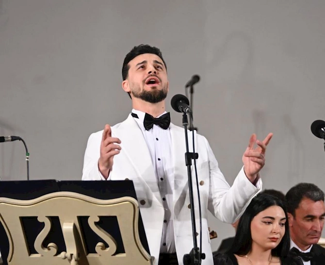 Filarmoniyada Xalq şairi Fikrət Qocanın 90 illiyinə həsr olunan konsert keçirilib— FOTOLAR